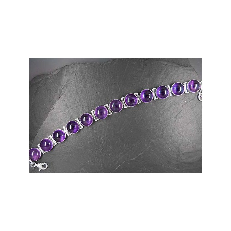 Amethyst Armband Cabochons